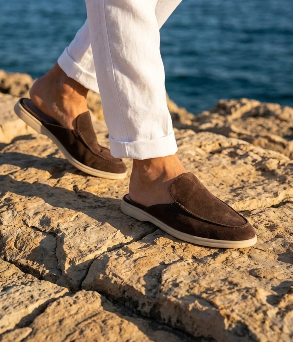 Brown Positano Slide – Positano Life