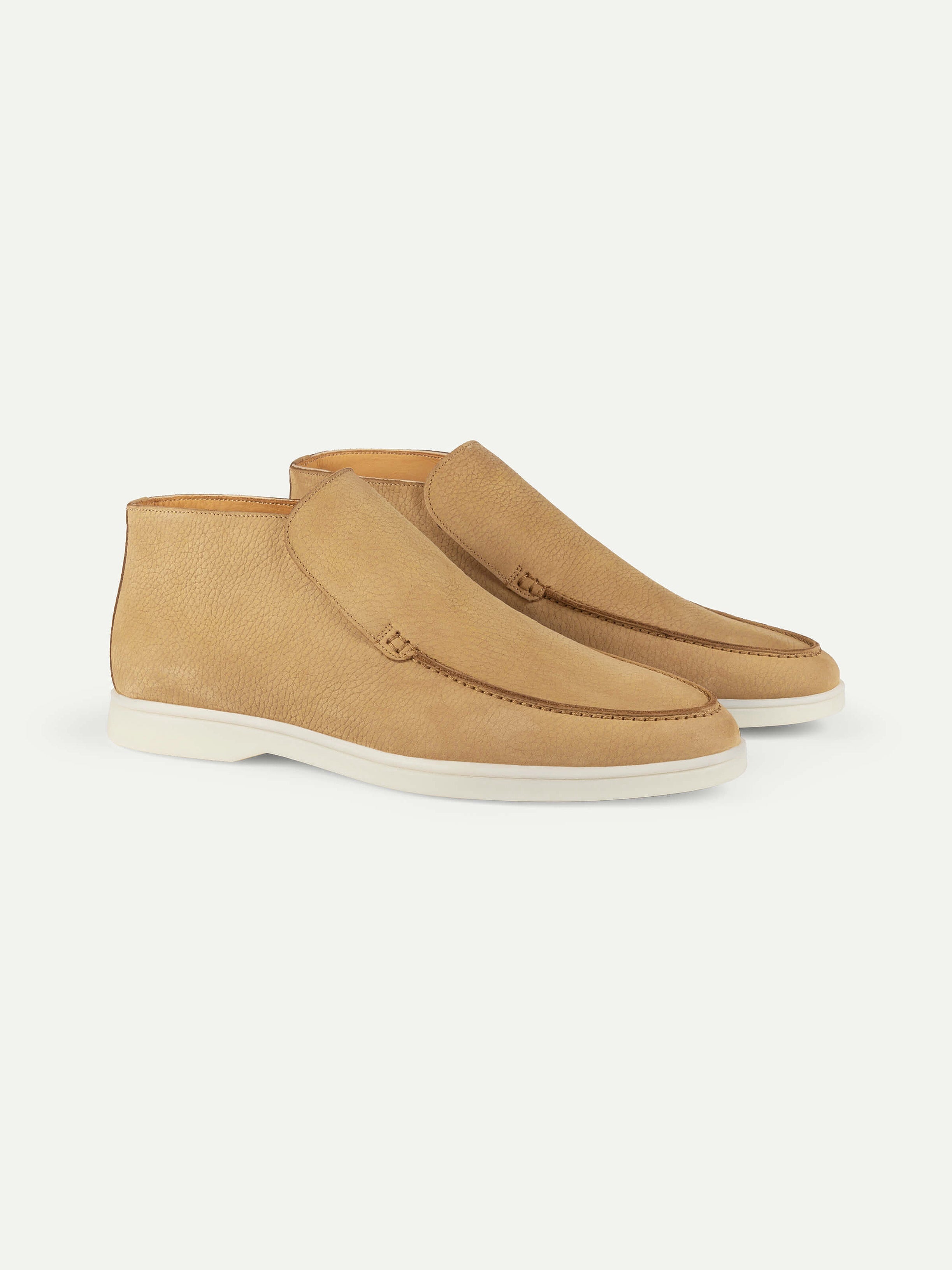 Beige Nubuck City Loafer – Positano Life