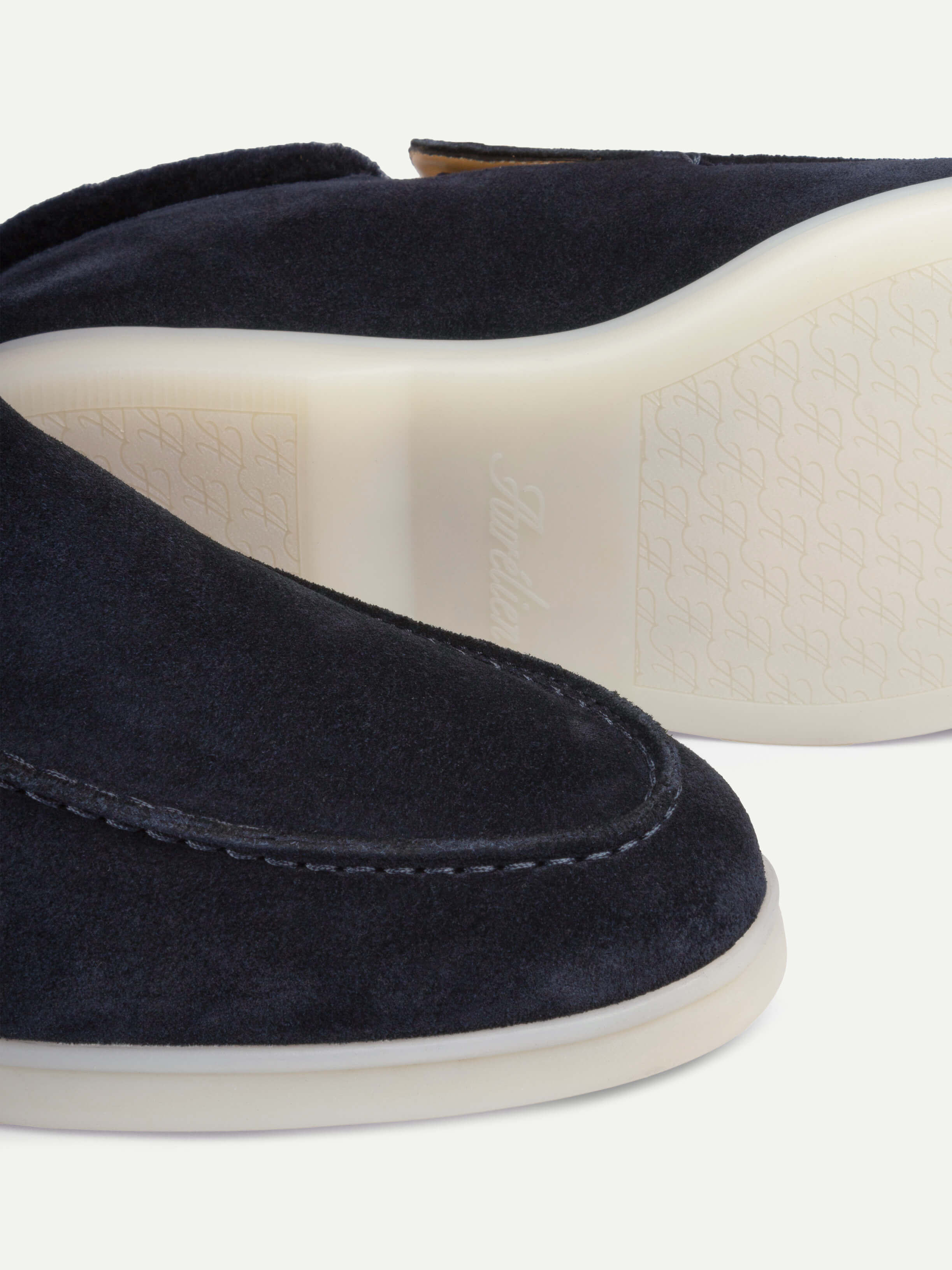 Lady Dark Blue City Loafer Fur – Positano Life