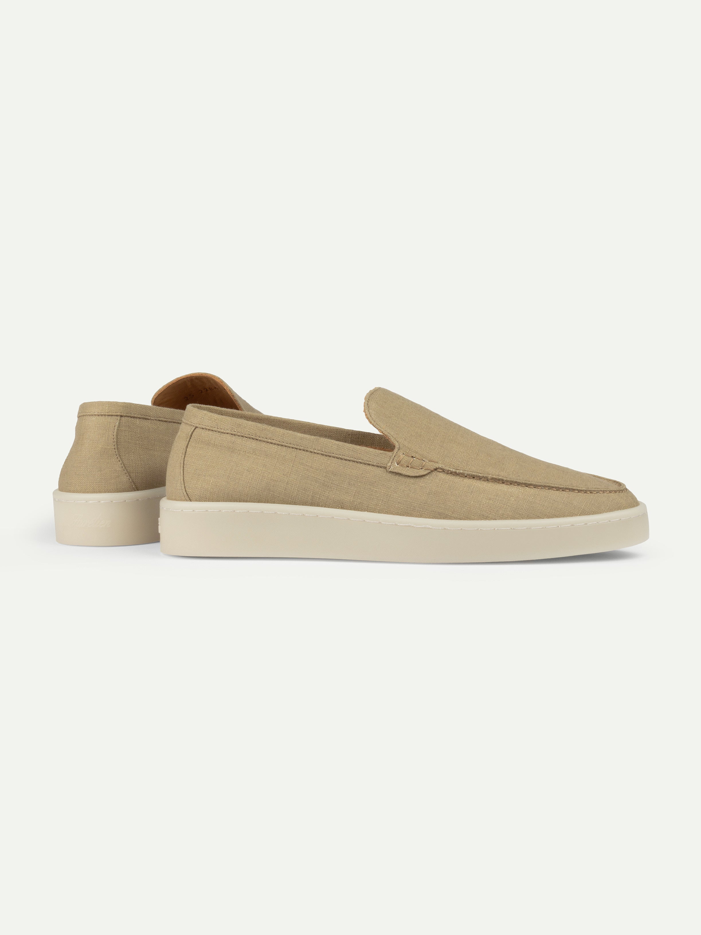 Dark Taupe Linen Urban Loafer – Positano Life