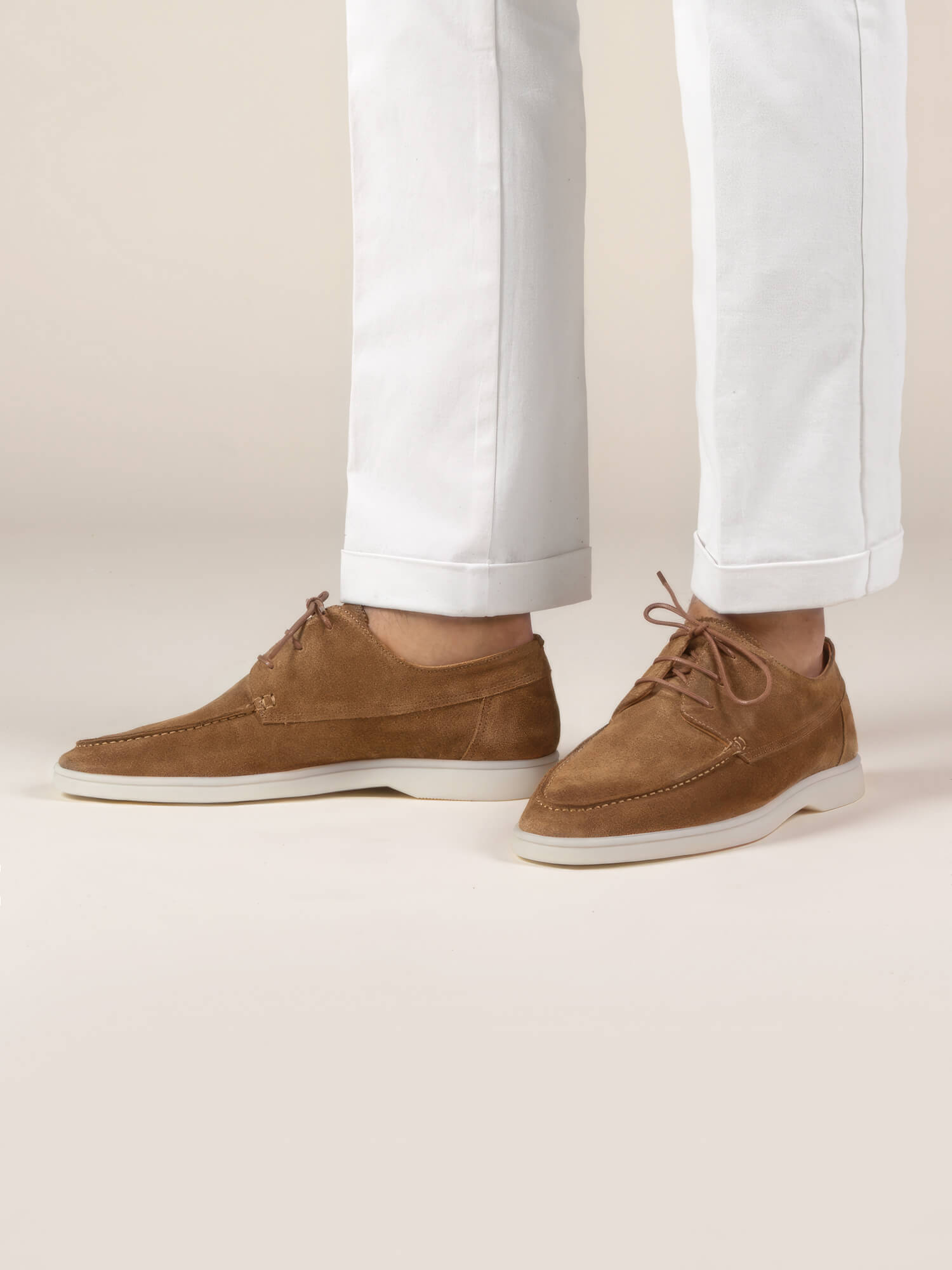 Beige Boat Loafers – Positano Life