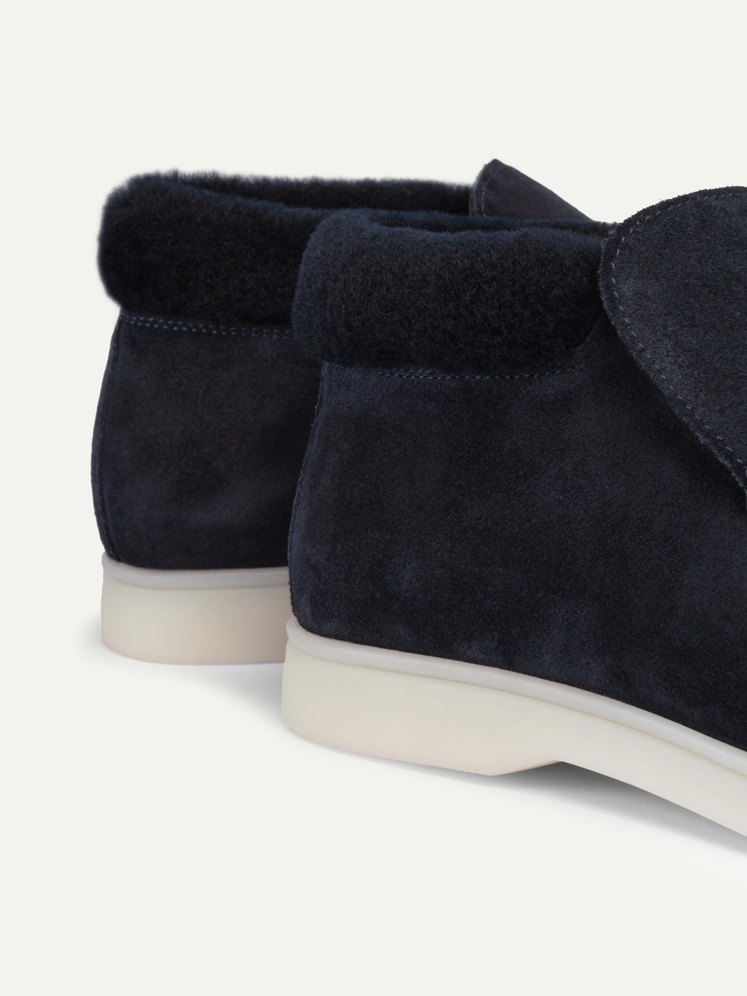 Lady Dark Blue City Loafer Fur – Positano Life