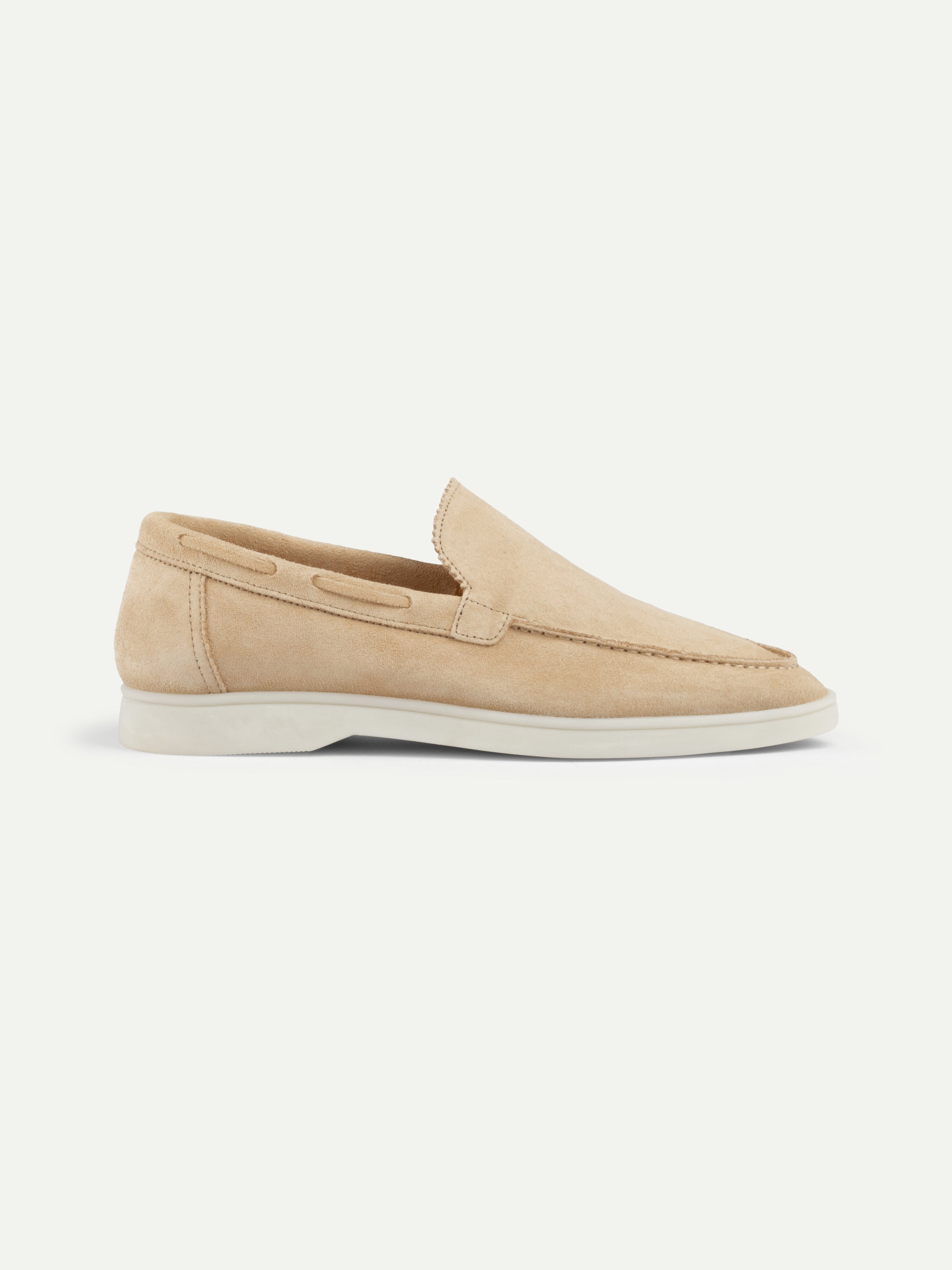 Lady Light Beige Yacht Loafers – Positano Life