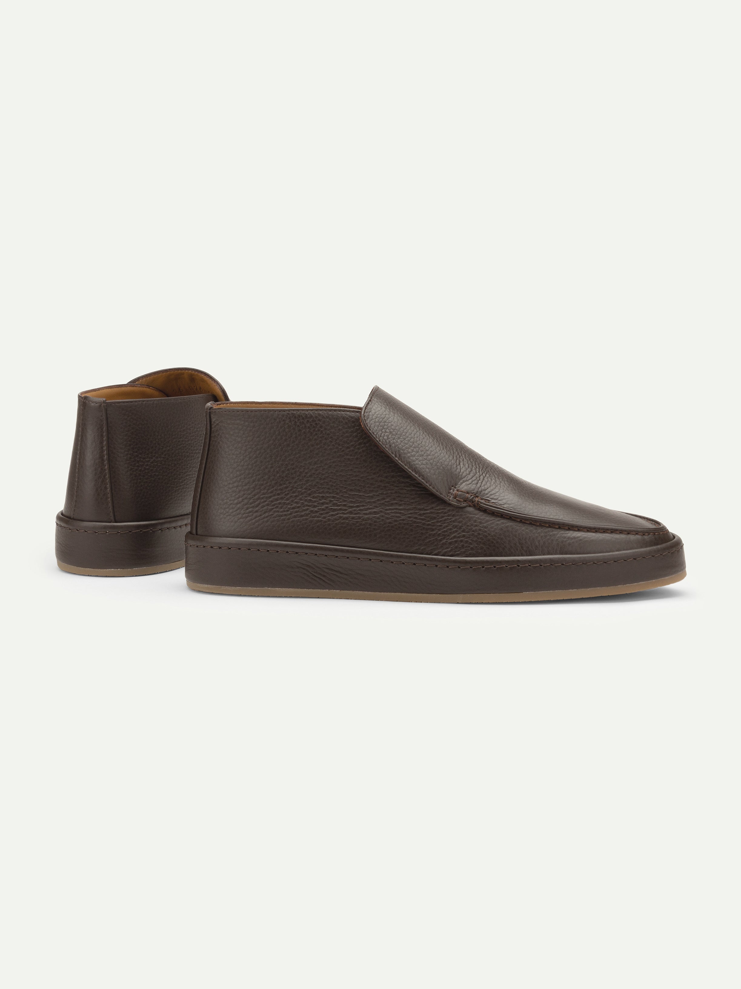 Brown Grain Voyager City Loafer – Positano Life