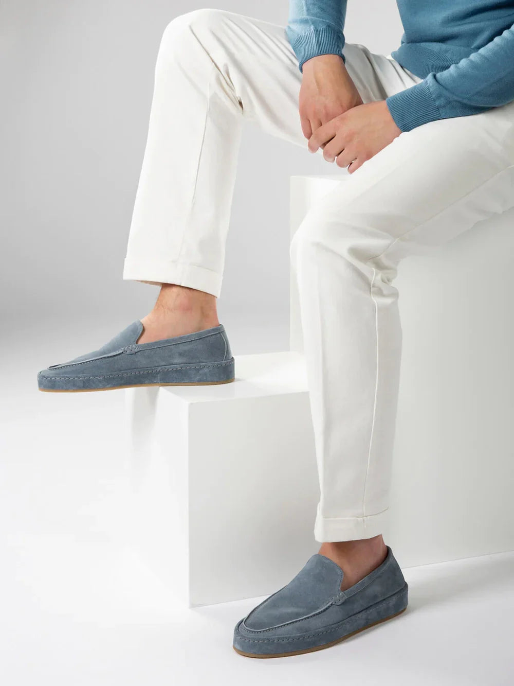 Light Blue Voyager Loafer – Positano Life