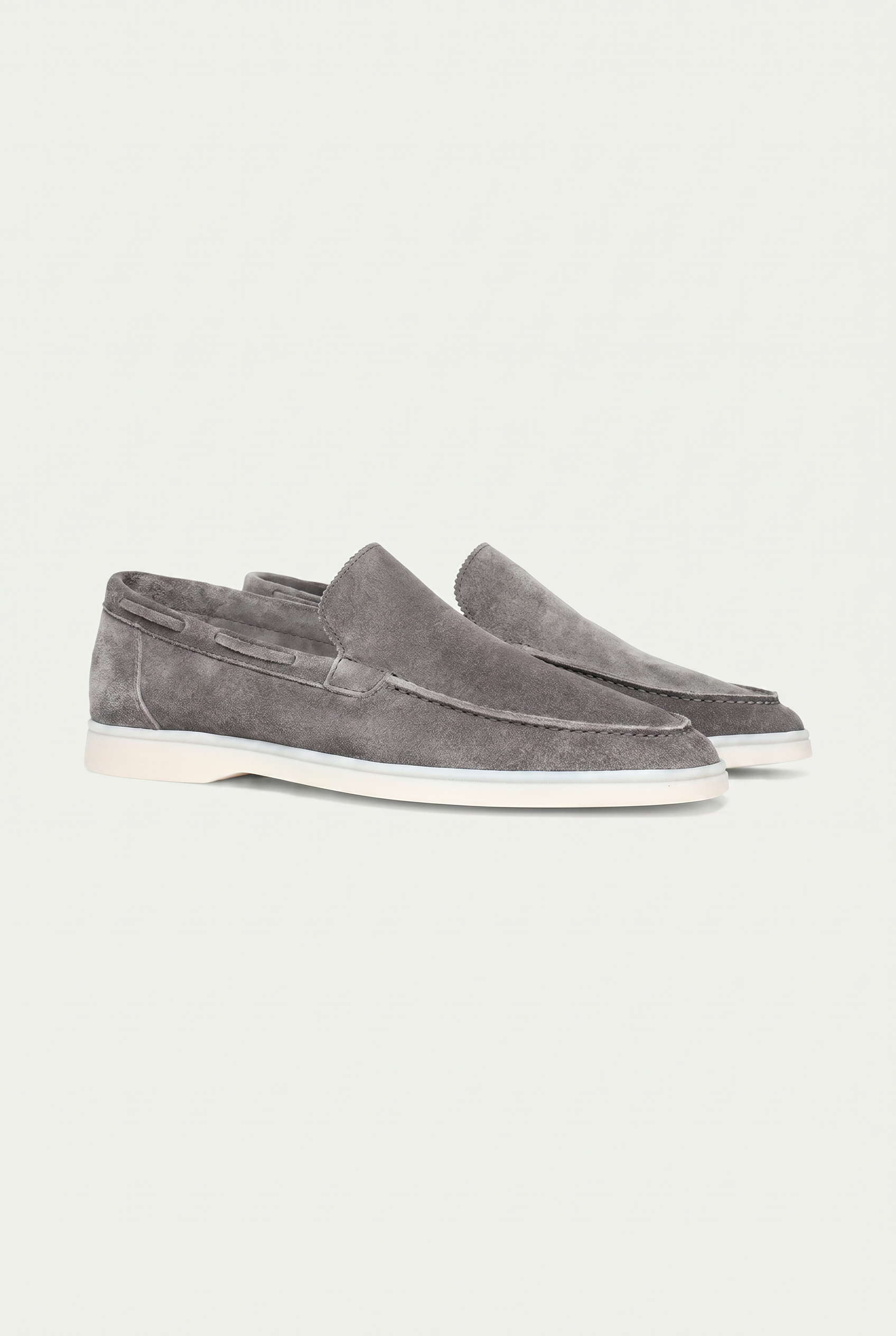 Moreno Classic Suede Loafer Grey – Positano Life