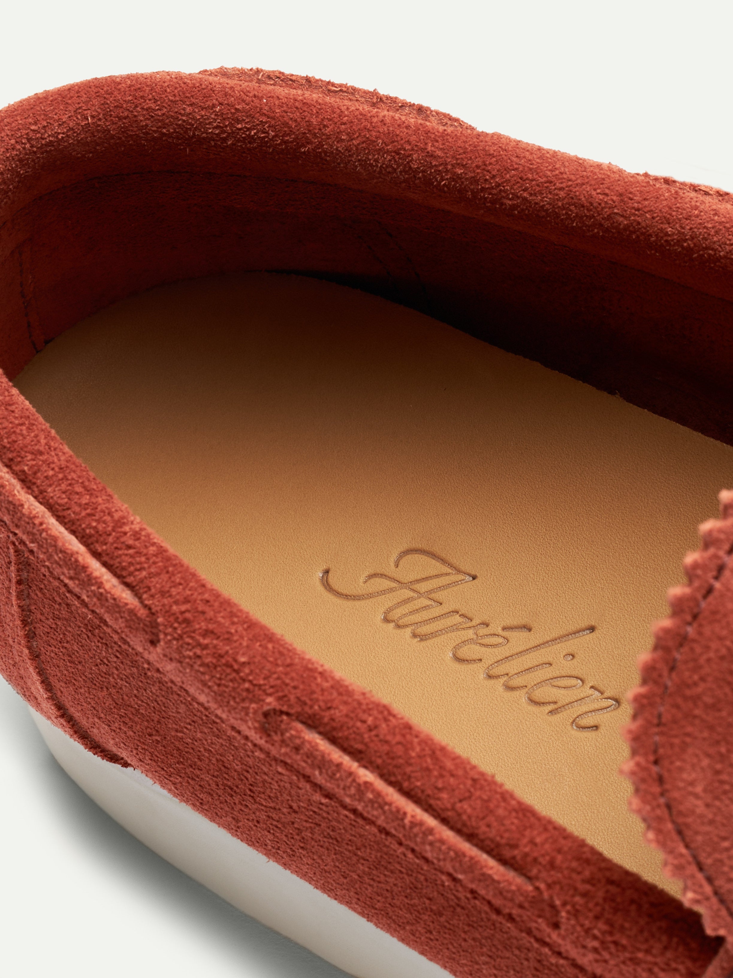 Lady Dusty Orange Yacht Loafers – Positano Life